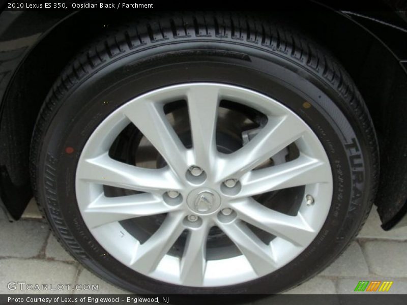 Obsidian Black / Parchment 2010 Lexus ES 350