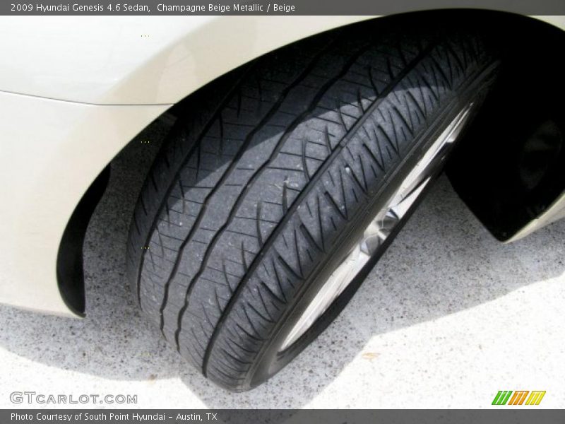 Champagne Beige Metallic / Beige 2009 Hyundai Genesis 4.6 Sedan