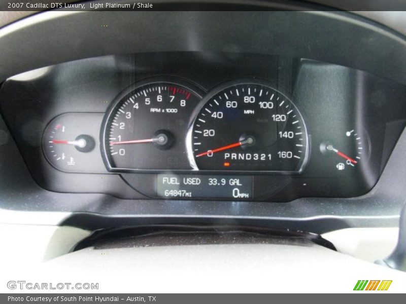 Light Platinum / Shale 2007 Cadillac DTS Luxury