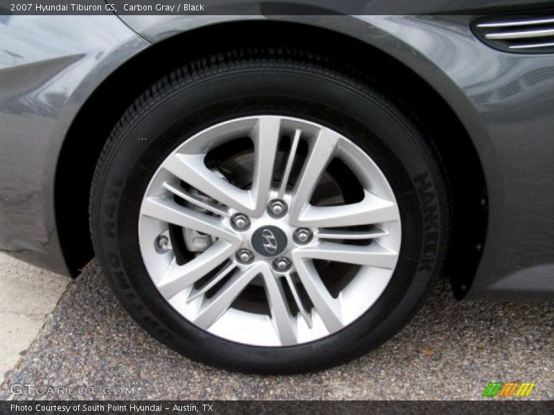 Carbon Gray / Black 2007 Hyundai Tiburon GS