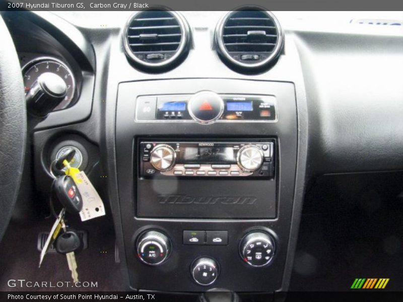 Carbon Gray / Black 2007 Hyundai Tiburon GS