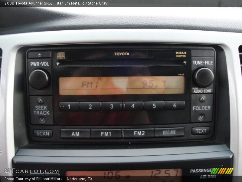 Titanium Metallic / Stone Gray 2008 Toyota 4Runner SR5