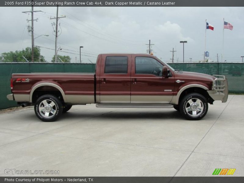  2005 F350 Super Duty King Ranch Crew Cab 4x4 Dark Copper Metallic