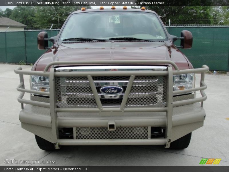 Dark Copper Metallic / Castano Leather 2005 Ford F350 Super Duty King Ranch Crew Cab 4x4