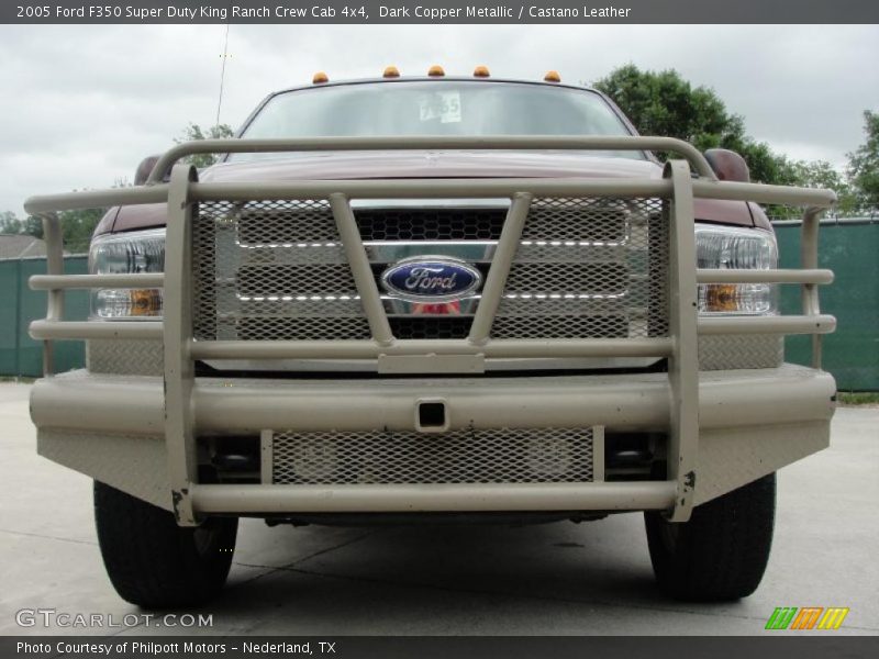 Dark Copper Metallic / Castano Leather 2005 Ford F350 Super Duty King Ranch Crew Cab 4x4