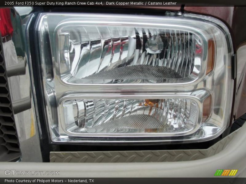Dark Copper Metallic / Castano Leather 2005 Ford F350 Super Duty King Ranch Crew Cab 4x4