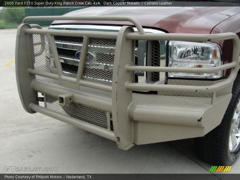 Dark Copper Metallic / Castano Leather 2005 Ford F350 Super Duty King Ranch Crew Cab 4x4
