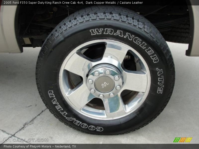 Dark Copper Metallic / Castano Leather 2005 Ford F350 Super Duty King Ranch Crew Cab 4x4