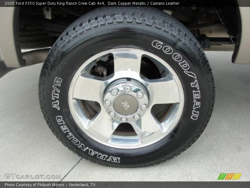 Dark Copper Metallic / Castano Leather 2005 Ford F350 Super Duty King Ranch Crew Cab 4x4