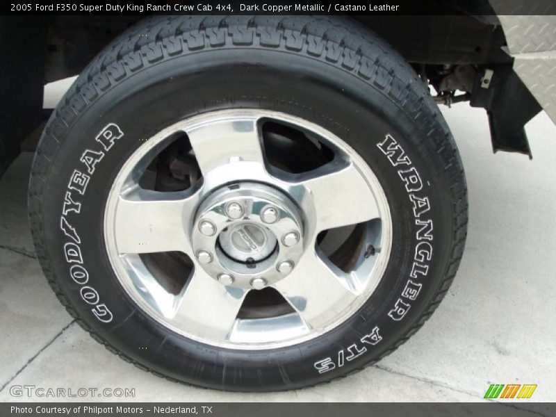 Dark Copper Metallic / Castano Leather 2005 Ford F350 Super Duty King Ranch Crew Cab 4x4