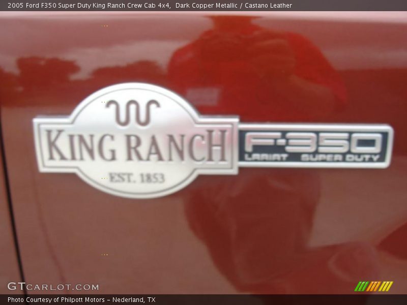 Dark Copper Metallic / Castano Leather 2005 Ford F350 Super Duty King Ranch Crew Cab 4x4