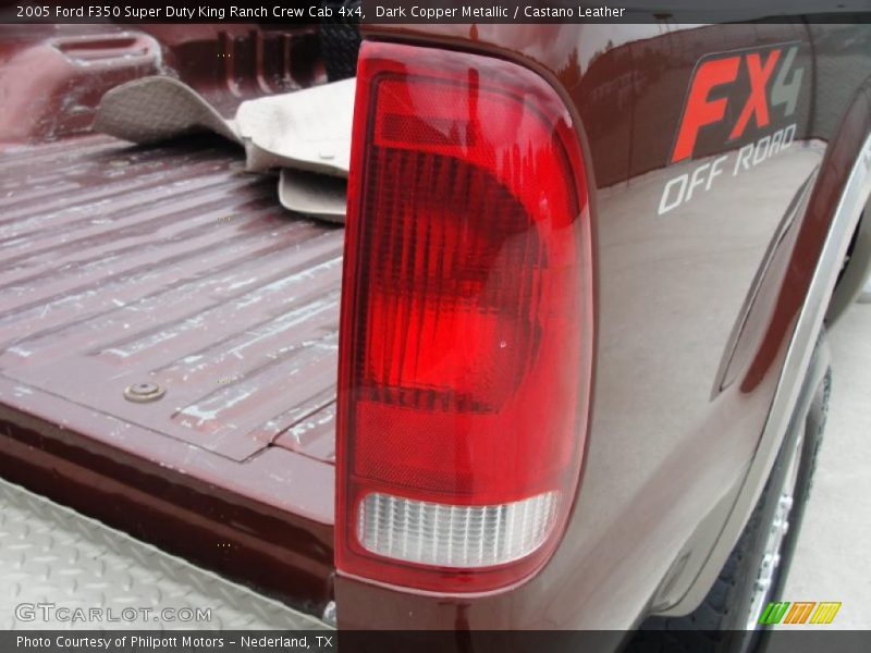 Dark Copper Metallic / Castano Leather 2005 Ford F350 Super Duty King Ranch Crew Cab 4x4