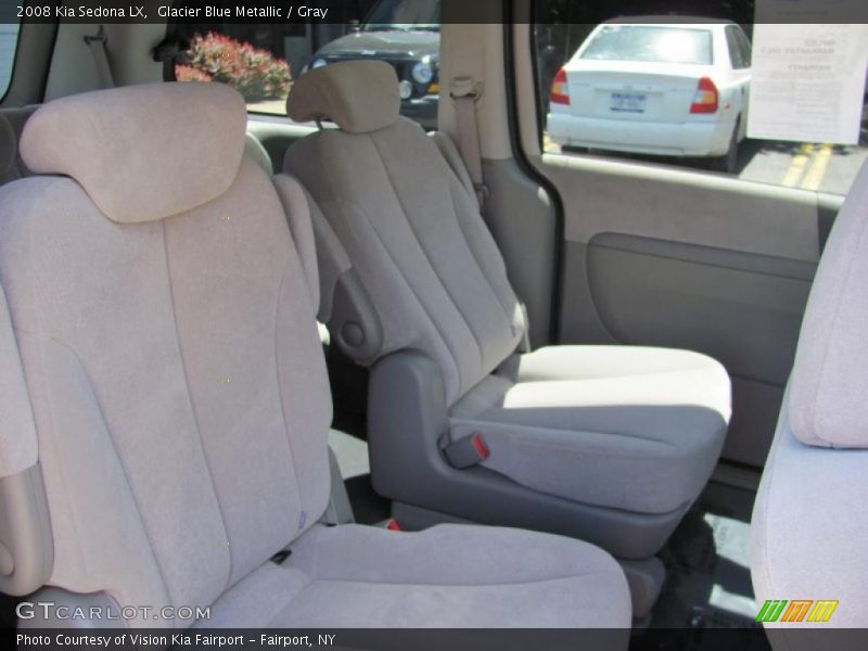 Glacier Blue Metallic / Gray 2008 Kia Sedona LX