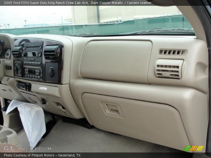 Dark Copper Metallic / Castano Leather 2005 Ford F350 Super Duty King Ranch Crew Cab 4x4