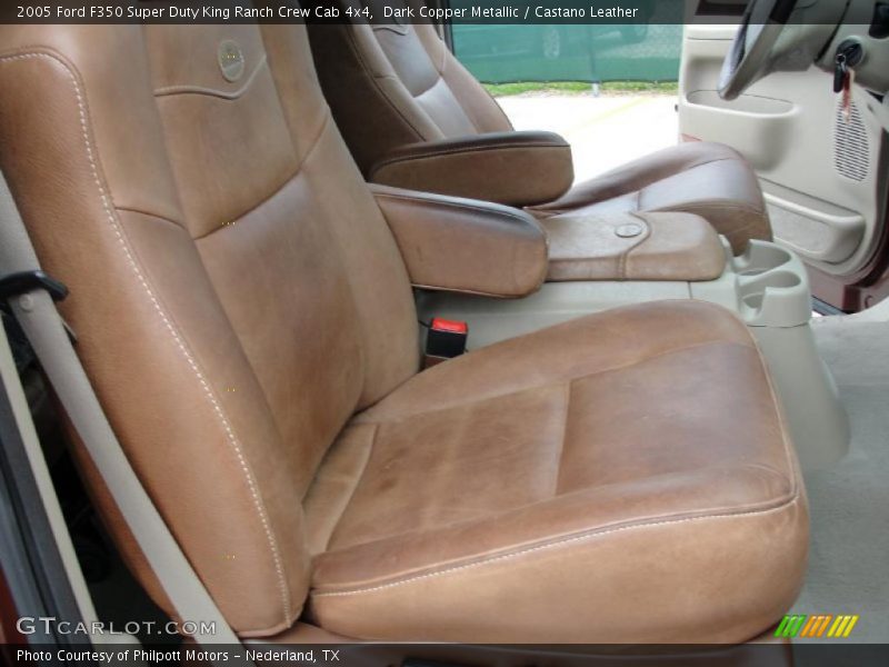 Dark Copper Metallic / Castano Leather 2005 Ford F350 Super Duty King Ranch Crew Cab 4x4