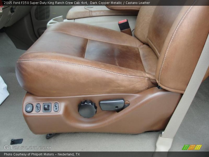 Dark Copper Metallic / Castano Leather 2005 Ford F350 Super Duty King Ranch Crew Cab 4x4