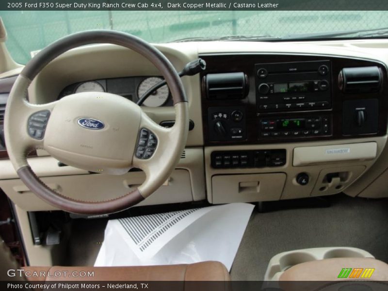 Dark Copper Metallic / Castano Leather 2005 Ford F350 Super Duty King Ranch Crew Cab 4x4