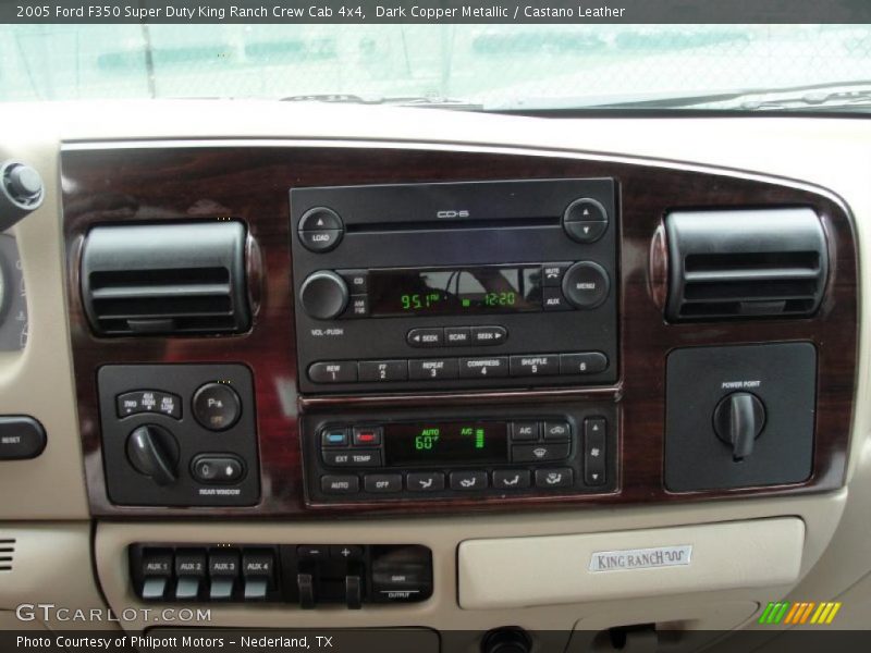 Dark Copper Metallic / Castano Leather 2005 Ford F350 Super Duty King Ranch Crew Cab 4x4