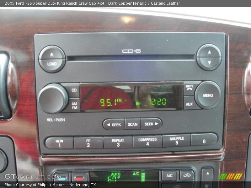 Dark Copper Metallic / Castano Leather 2005 Ford F350 Super Duty King Ranch Crew Cab 4x4