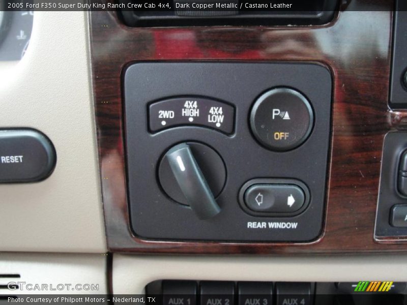 Dark Copper Metallic / Castano Leather 2005 Ford F350 Super Duty King Ranch Crew Cab 4x4