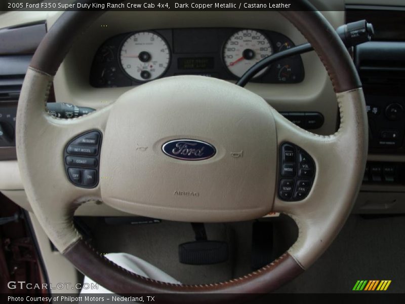 Dark Copper Metallic / Castano Leather 2005 Ford F350 Super Duty King Ranch Crew Cab 4x4