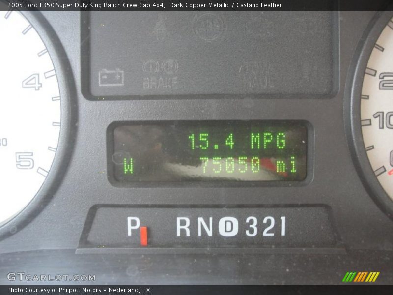 Dark Copper Metallic / Castano Leather 2005 Ford F350 Super Duty King Ranch Crew Cab 4x4