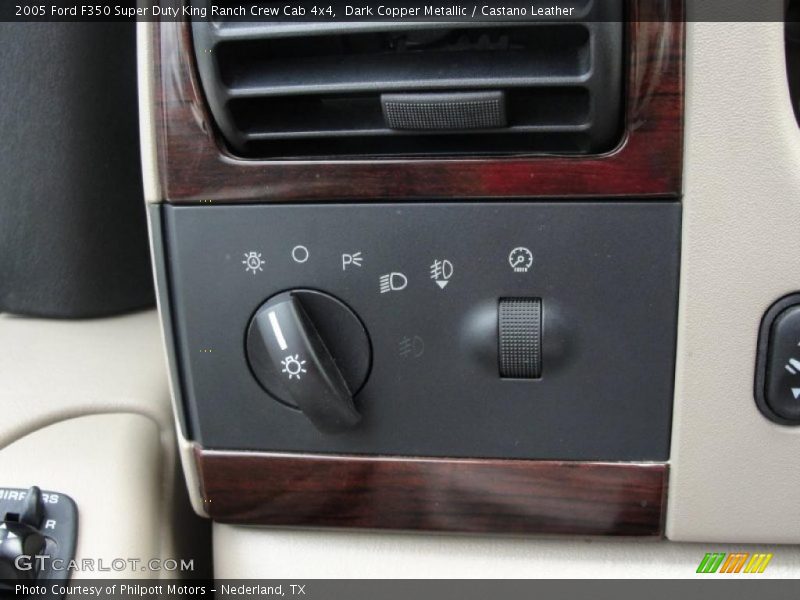 Dark Copper Metallic / Castano Leather 2005 Ford F350 Super Duty King Ranch Crew Cab 4x4