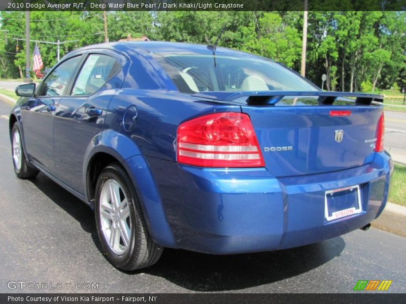 Deep Water Blue Pearl / Dark Khaki/Light Graystone 2010 Dodge Avenger R/T
