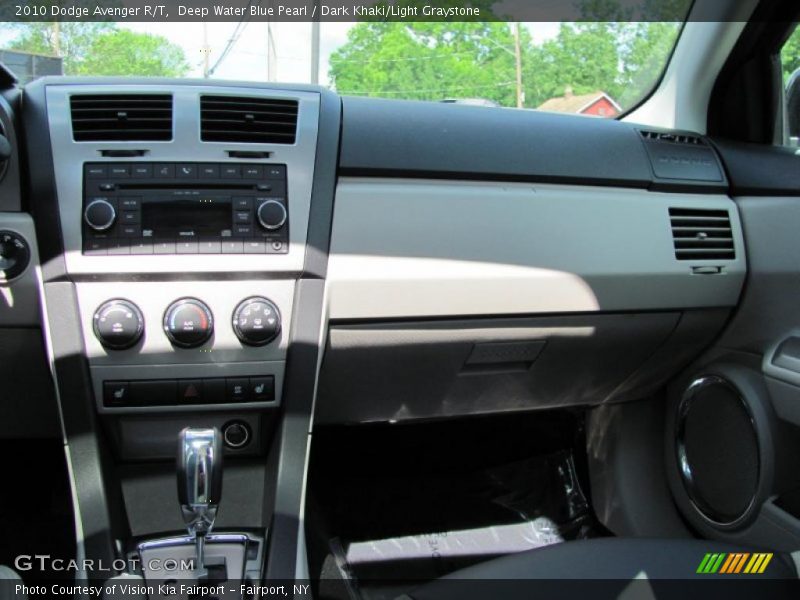 Deep Water Blue Pearl / Dark Khaki/Light Graystone 2010 Dodge Avenger R/T