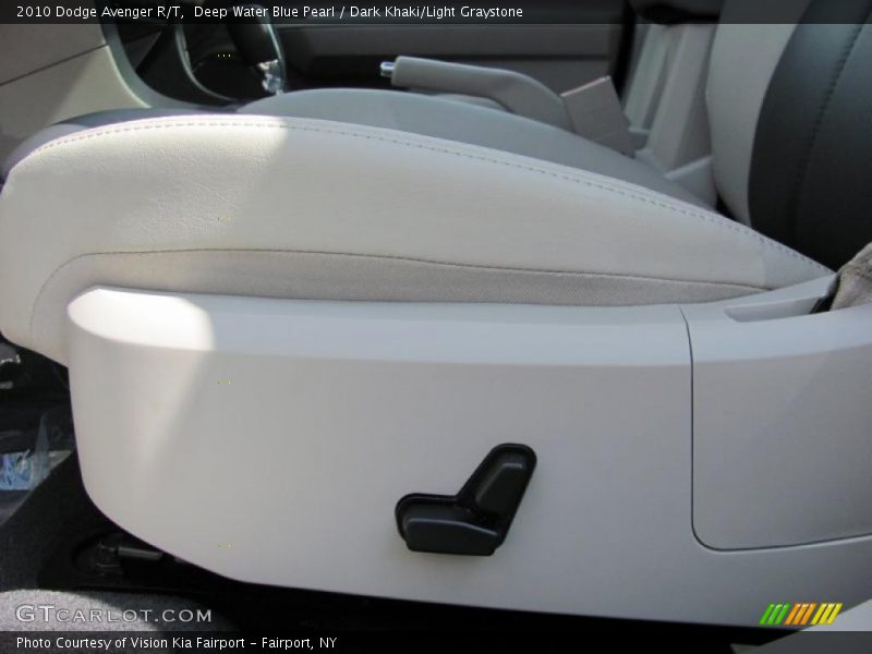 Deep Water Blue Pearl / Dark Khaki/Light Graystone 2010 Dodge Avenger R/T