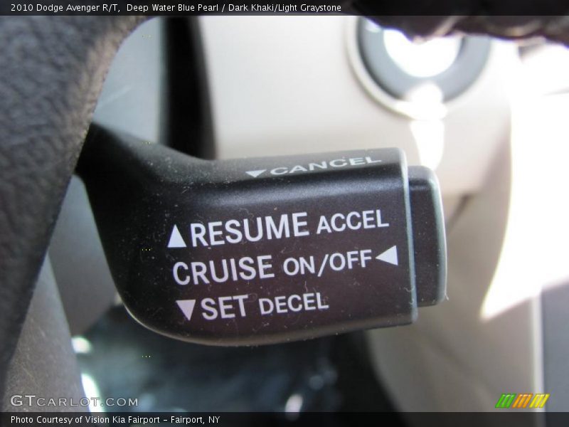 Deep Water Blue Pearl / Dark Khaki/Light Graystone 2010 Dodge Avenger R/T