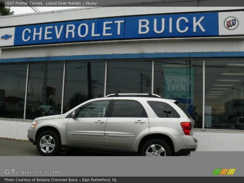 Liquid Silver Metallic / Ebony 2007 Pontiac Torrent
