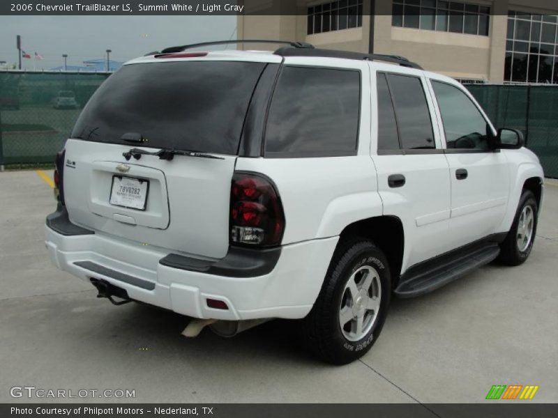 Summit White / Light Gray 2006 Chevrolet TrailBlazer LS