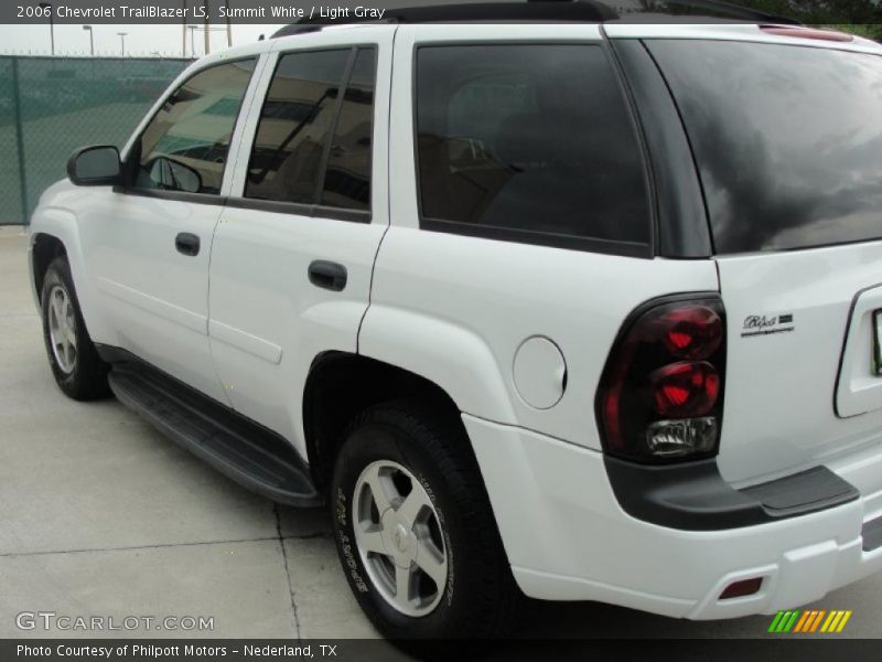 Summit White / Light Gray 2006 Chevrolet TrailBlazer LS