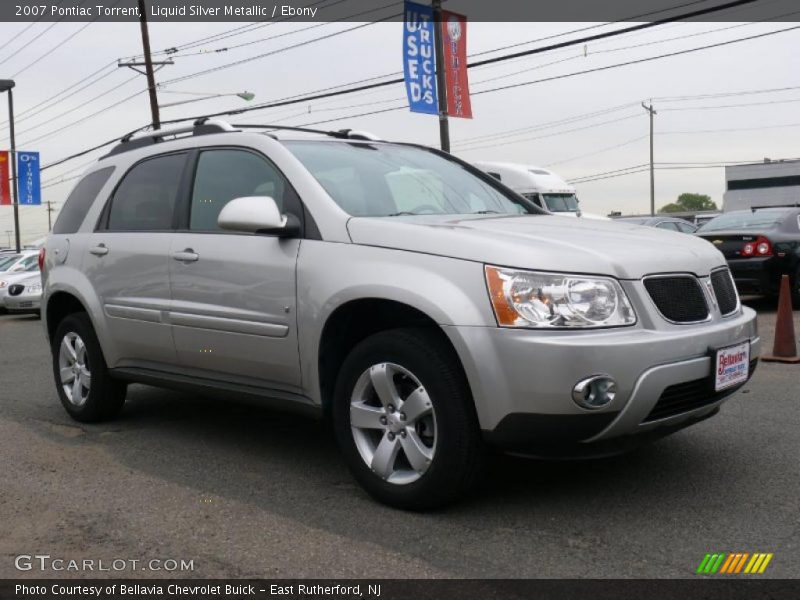 Liquid Silver Metallic / Ebony 2007 Pontiac Torrent