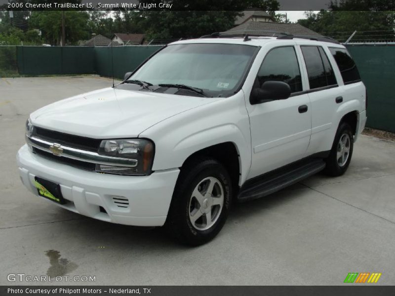 Summit White / Light Gray 2006 Chevrolet TrailBlazer LS