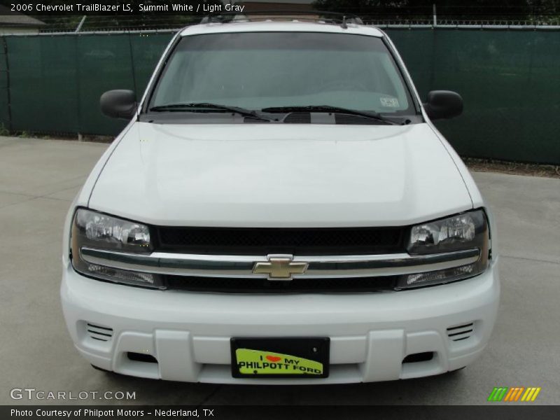 Summit White / Light Gray 2006 Chevrolet TrailBlazer LS