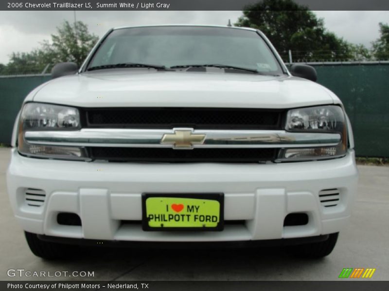 Summit White / Light Gray 2006 Chevrolet TrailBlazer LS