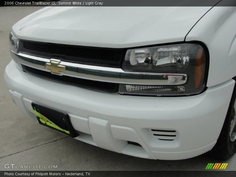 Summit White / Light Gray 2006 Chevrolet TrailBlazer LS