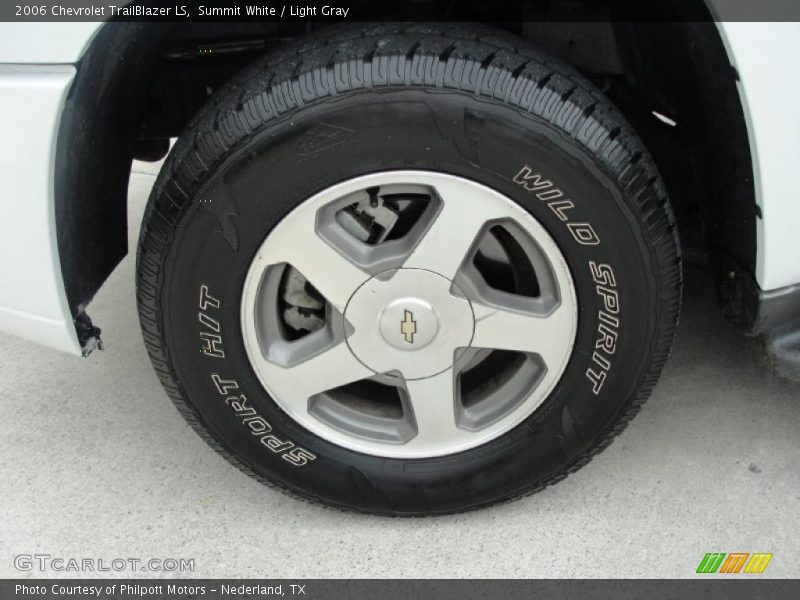 Summit White / Light Gray 2006 Chevrolet TrailBlazer LS