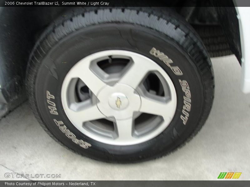 Summit White / Light Gray 2006 Chevrolet TrailBlazer LS
