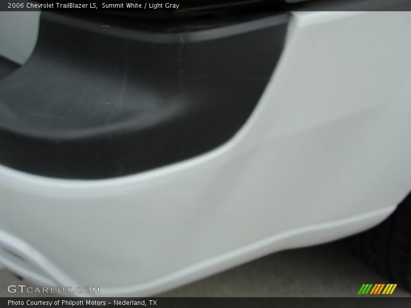 Summit White / Light Gray 2006 Chevrolet TrailBlazer LS