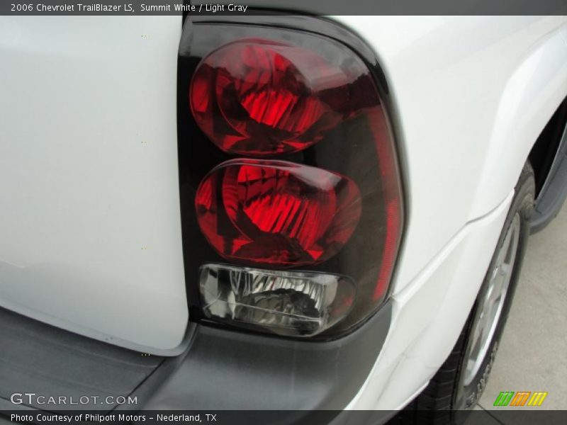 Summit White / Light Gray 2006 Chevrolet TrailBlazer LS