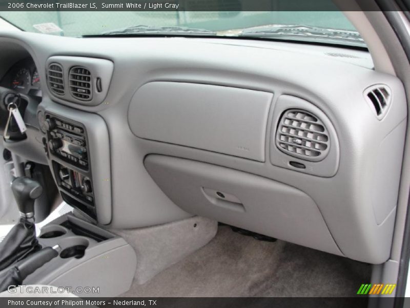 Summit White / Light Gray 2006 Chevrolet TrailBlazer LS