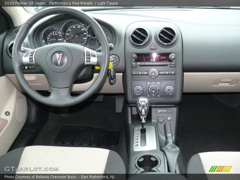 Performance Red Metallic / Light Taupe 2010 Pontiac G6 Sedan
