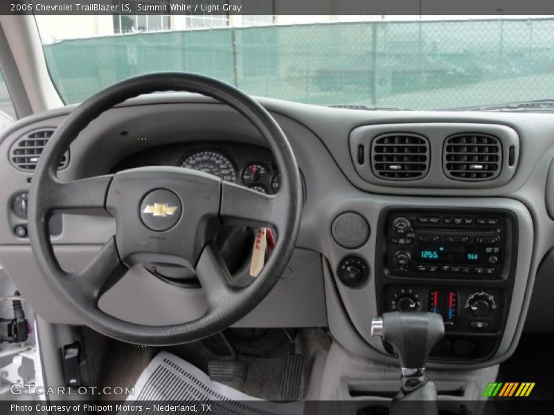 Summit White / Light Gray 2006 Chevrolet TrailBlazer LS