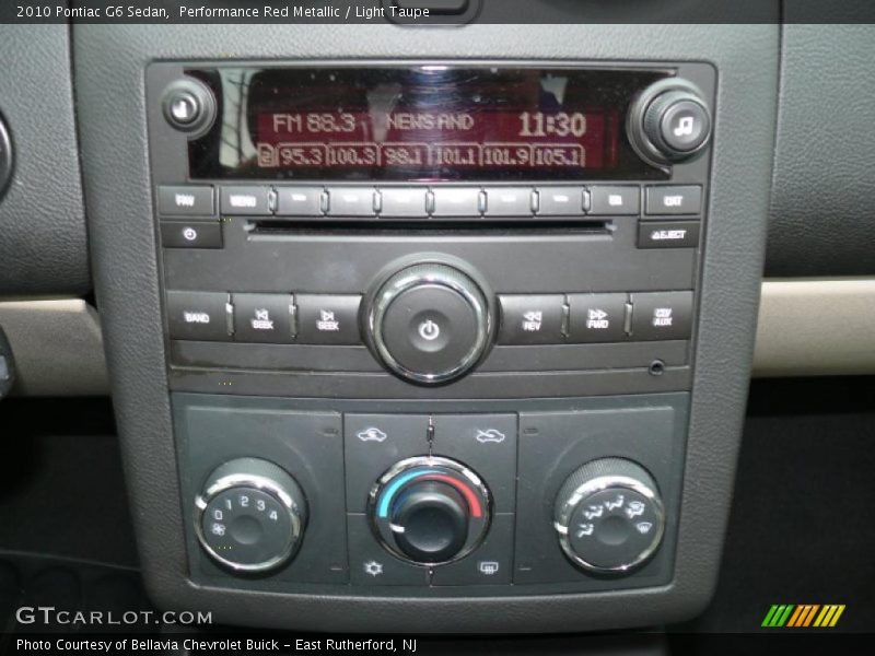 Performance Red Metallic / Light Taupe 2010 Pontiac G6 Sedan