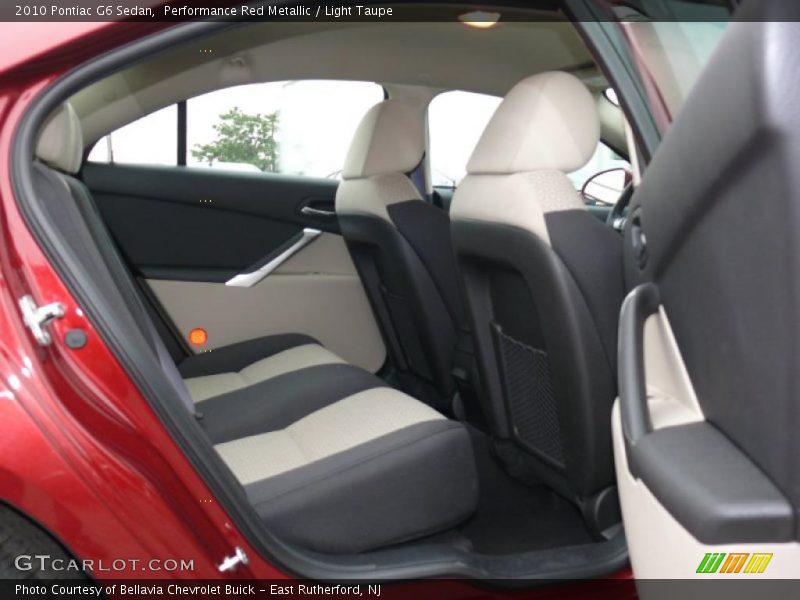 Performance Red Metallic / Light Taupe 2010 Pontiac G6 Sedan