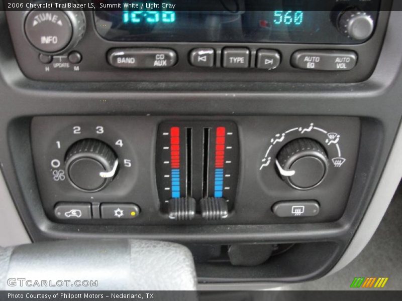Summit White / Light Gray 2006 Chevrolet TrailBlazer LS