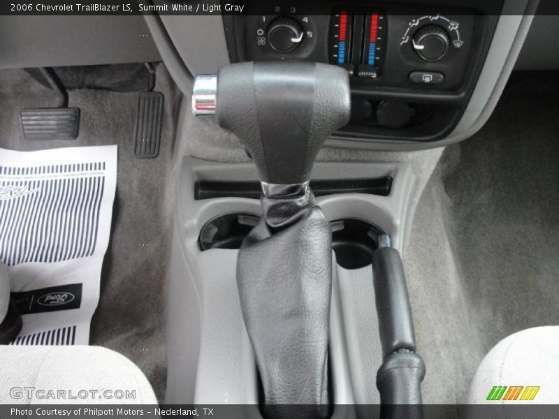 Summit White / Light Gray 2006 Chevrolet TrailBlazer LS